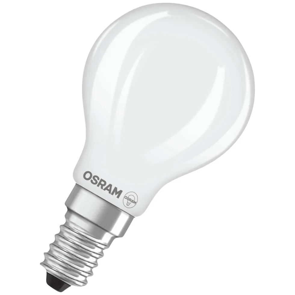 Osram LED-pære 1,8W E14 827, mat