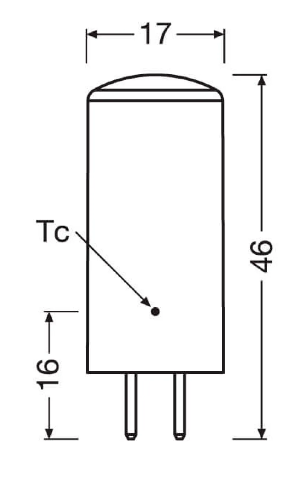 Osram stiftpære LED 12V 3,3W GY6.35 827 dæmpbar