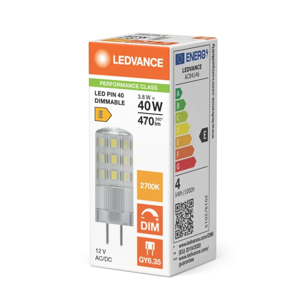 Osram stiftpære LED 12V 3,3W GY6.35 827 dæmpbar