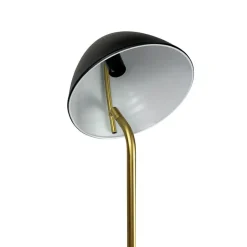 Oulu gulvlampe, sort/messing
