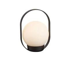 Palla T1 batterilampe / bordlampe, mat sort
