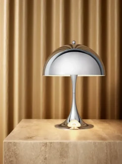 Panthella 400 bordlampe, hvid opalt akryl