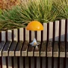 Panthella 160 Portable V3 bord- / batterilampe, krom/orange opal