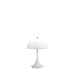 Panthella 160 Portable V3 bord- / batterilampe, hvid opal