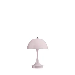 Panthella 160 Portable V3 bord- / batterilampe, lys rosa opal