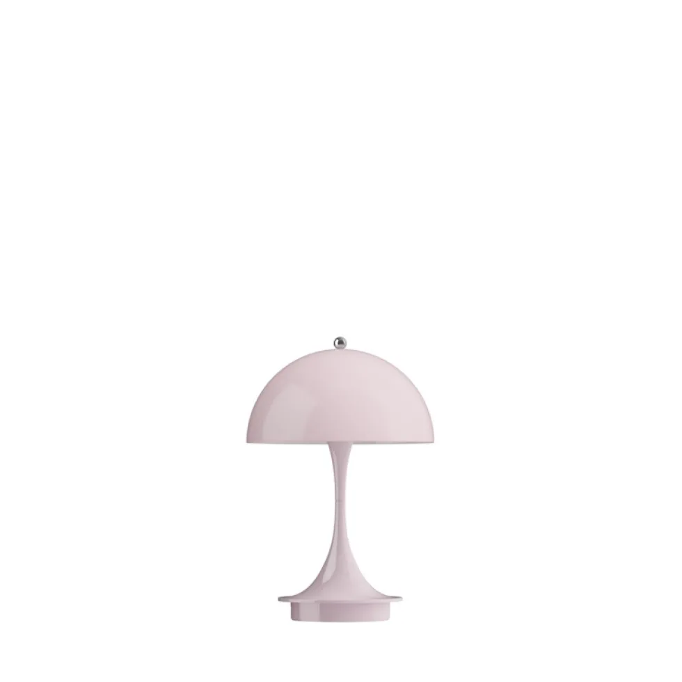 Panthella 160 Portable V3 bord- / batterilampe, lys rosa opal