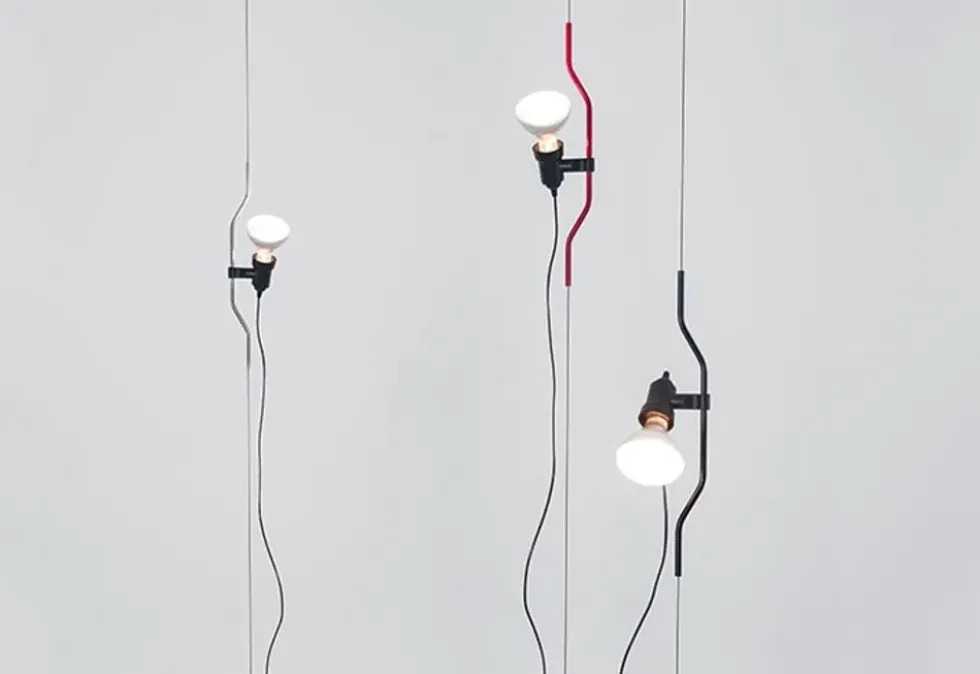 Parentesi gulvlampe, hvid