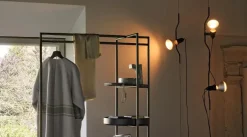 Parentesi gulvlampe, rød