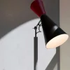 Parliament gulvlampe, sort/rød