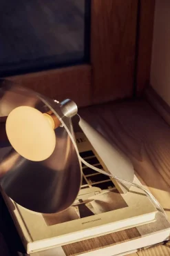 Peel bordlampe, rustfrit stål