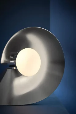 Peel bordlampe, rustfrit stål