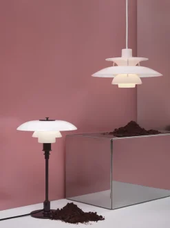 PH 2/1 bordlampe, glossy burgundy
