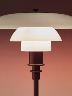 PH 2/1 bordlampe, glossy burgundy