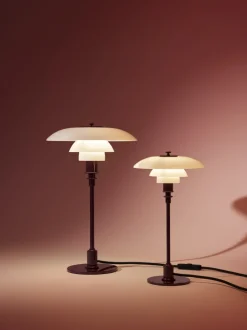 PH 2/1 bordlampe, glossy burgundy