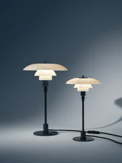 PH 3/2 bordlampe, glossy deep blue