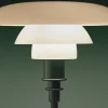 PH 3/2 bordlampe, glossy deep green
