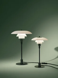 PH 3/2 bordlampe, glossy deep green