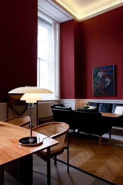 PH 4½-3½ bordlampe, krom