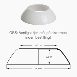 PH 3/2 glas mellemskærm