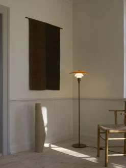 PH 3½-2½ gulvlampe Centenary Edition, amber/opal