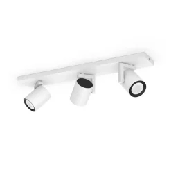 Philips Hue Argenta White and Color Ambiance 3 spots, hvid