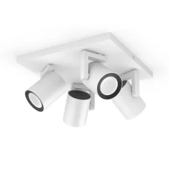 Philips Hue Argenta White and Color Ambiance 4 spots, hvid