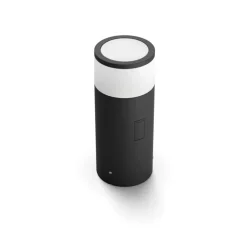 Philips Hue Calla White and Color Ambiance udendørs piedestal / pullert extension, sort