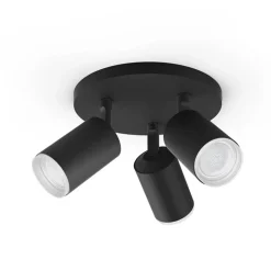 Philips Hue Fugato White and Color Ambiance 3 spots, sort