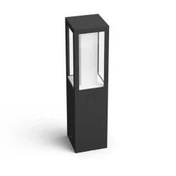 Philips Hue Impress White and Color Ambiance udendørs piedestal / pullert extension, sort