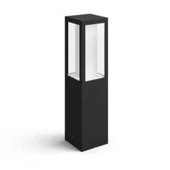 Philips Hue Impress White and Color Ambiance udendørs piedestal / pullert extension, sort