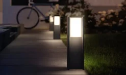 Philips Hue Turaco udendørs piedestal / pullert, antrasit