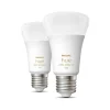 Philips Hue White Ambiance 11W LED E27 2 stk