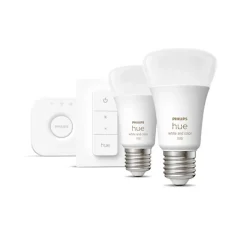 Philips Hue White and Color Ambiance Startsæt 9W LED E27 (2-sæt)
