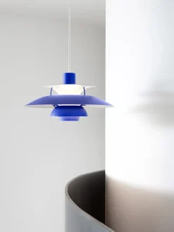 PH 5 Ø300 pendel, monokrom blå