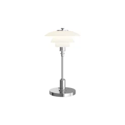 PH 1/1 Portable bordlampe / batterilampe, krom