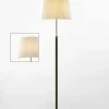 Pie de salón Gulvlampe G3 hvid/krom