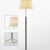 Pie de salón Gulvlampe G3 hvid/messing