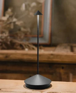 Pina batterilampe / bordlampe, mørkegrå