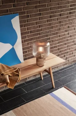 Pirum bordlampe, brun