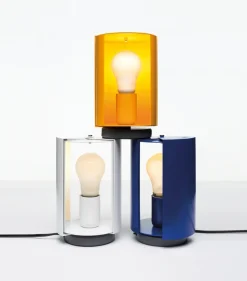 Pivotante À Poser bordlampe, gul