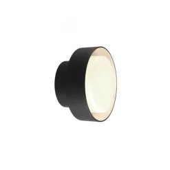 Plaff-on væglampe/loftlampe, sort