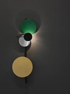 Planet væglampe, cedergrøn