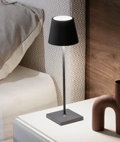 Poldina batterilampe / bordlampe, mørkegrå