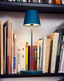 Poldina batterilampe / bordlampe, okkergul