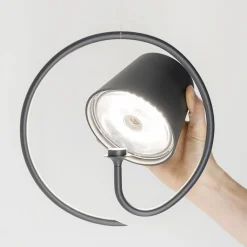 Poldina batterilampe / pendel, mørkegrå