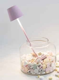 Poldina micro batterilampe / bordlampe, pink