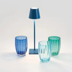 Poldina micro batterilampe / bordlampe, capriblå