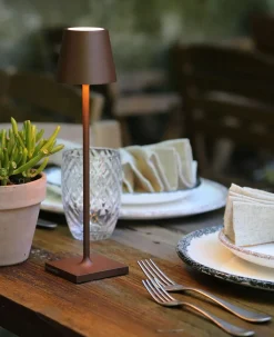 Poldina micro batterilampe / bordlampe, corten