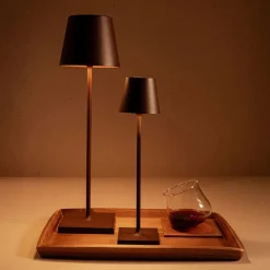 Poldina micro batterilampe / bordlampe, corten