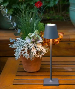 Poldina micro batterilampe / bordlampe, mørkegrå